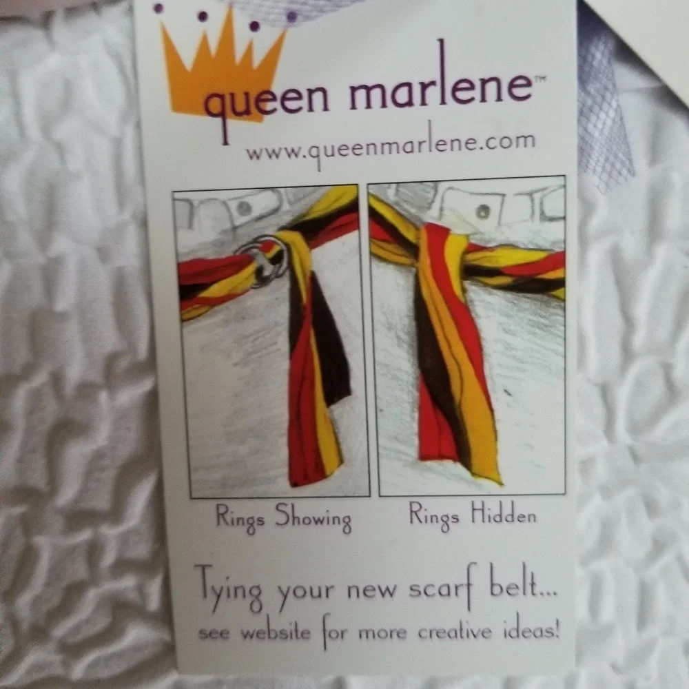Queen Marlene Retro Cloth Scarf  Belt